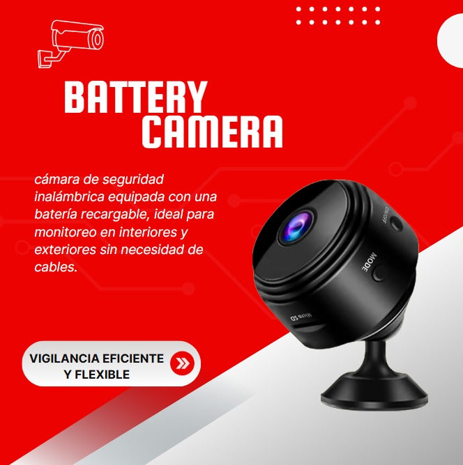 BATTERY CAMERA : SEGURIDAD SIN LIMITES